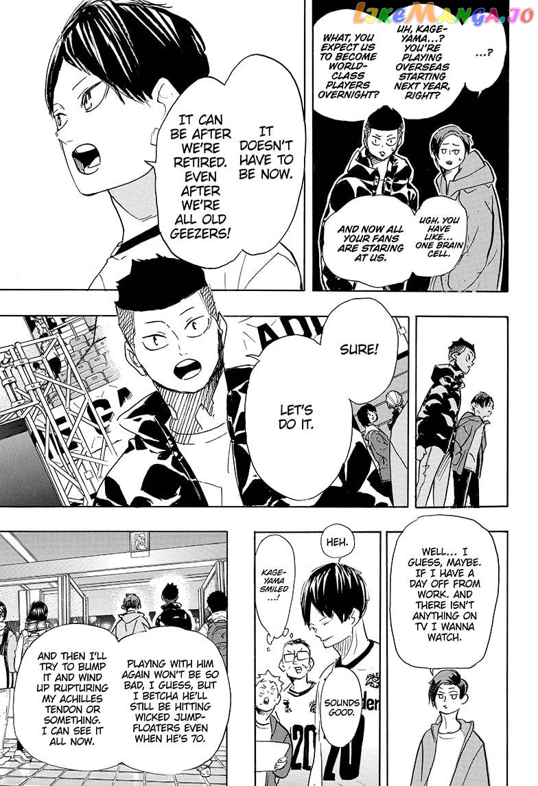 Haikyuu!!, Chapter 401 image 18